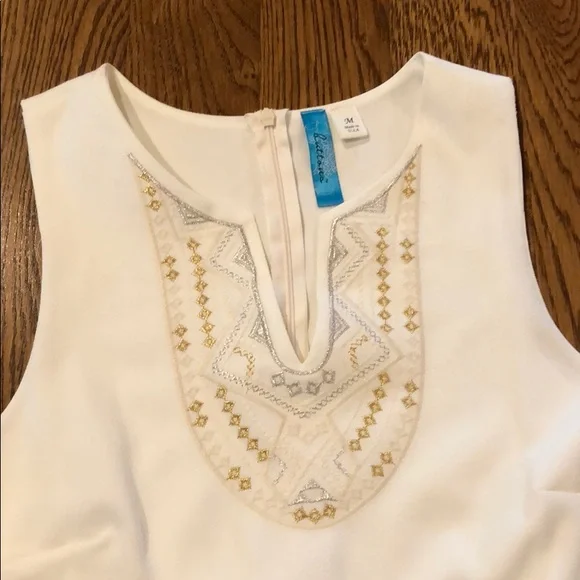 Francesca’s White Sleeveless Dress - Picture 13 of 13